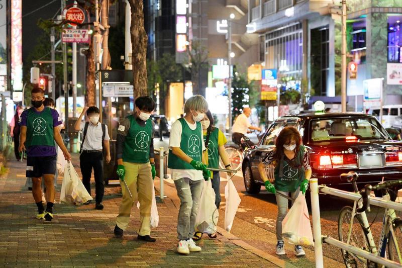 9月5日歌舞伎町お掃除画像
