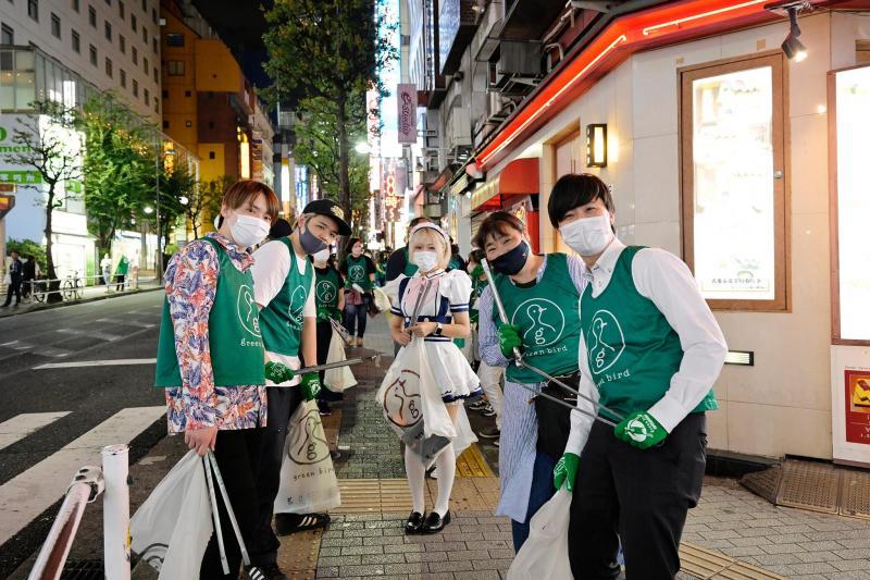 9月15日歌舞伎町お掃除画像