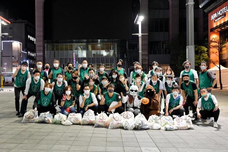 10月3日歌舞伎町お掃除画像