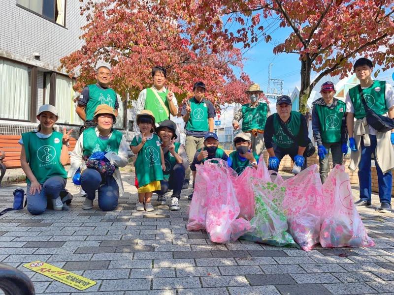 駅前のお掃除！画像