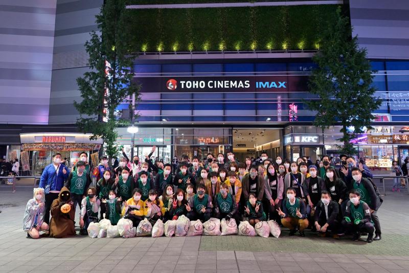 10月23日歌舞伎町お掃除画像