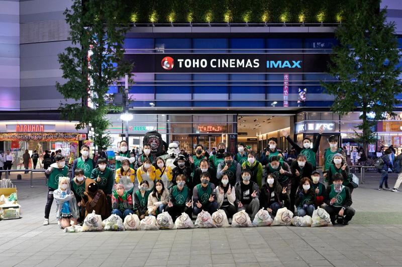 11月17日歌舞伎町お掃除画像