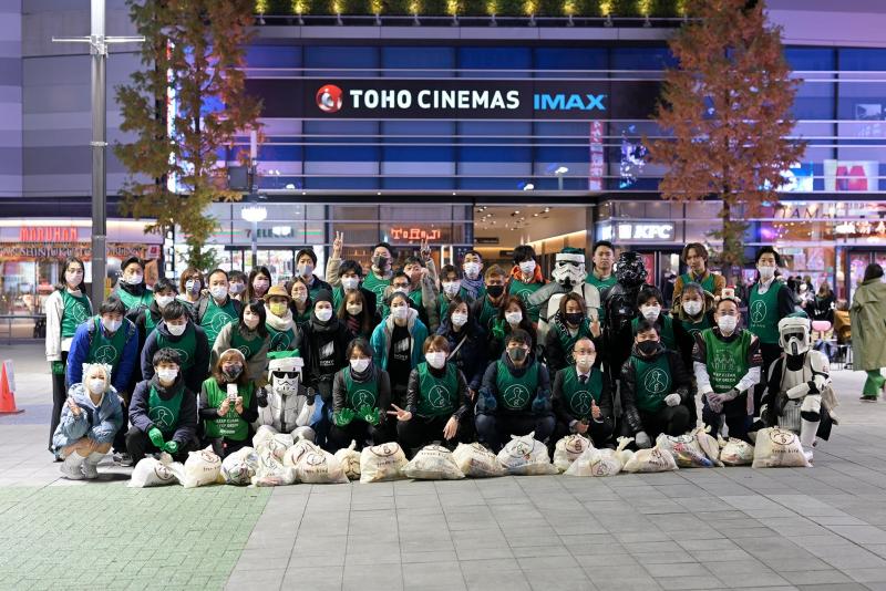 12月15日歌舞伎町お掃除画像