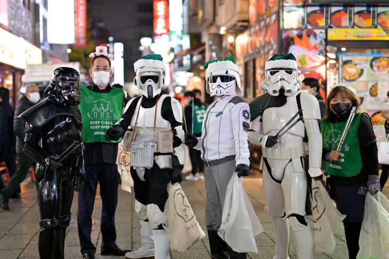 12月15日歌舞伎町お掃除画像