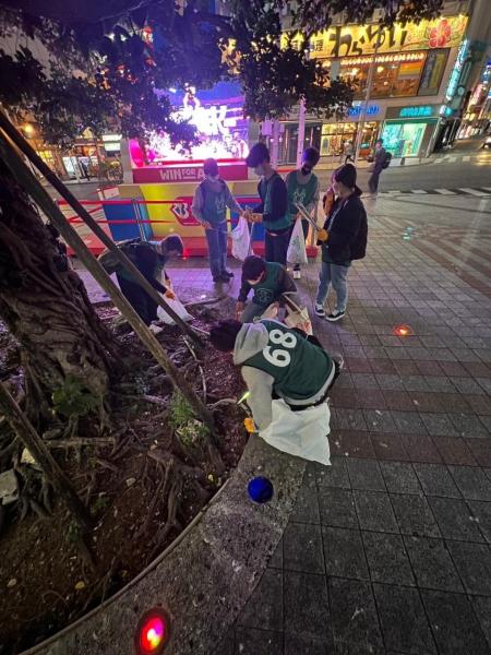 【沖縄那覇】！平和通り掃除！画像