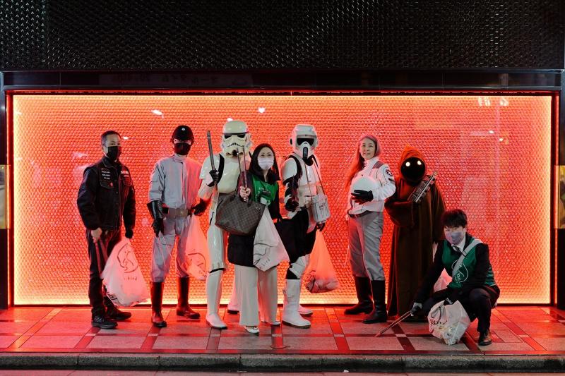 2月6日歌舞伎町お掃除画像