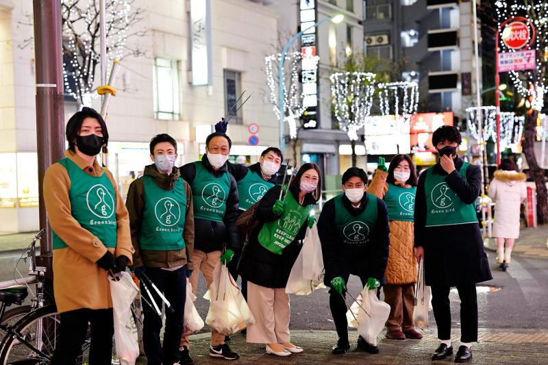2月6日歌舞伎町お掃除画像