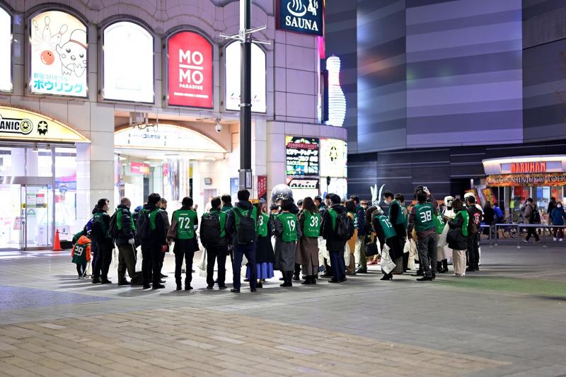 2月6日歌舞伎町お掃除画像