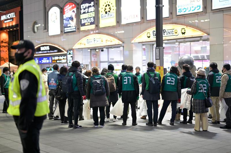 2月16日歌舞伎町お掃除画像