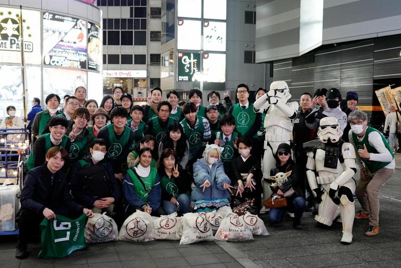 3月16日歌舞伎町お掃除画像