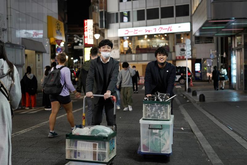 3月16日歌舞伎町お掃除画像