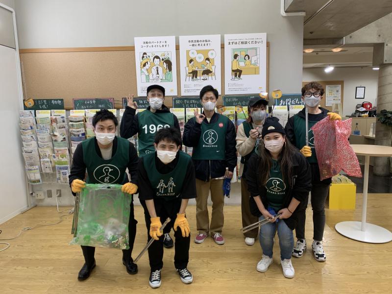 仙台秋の夜掃除画像