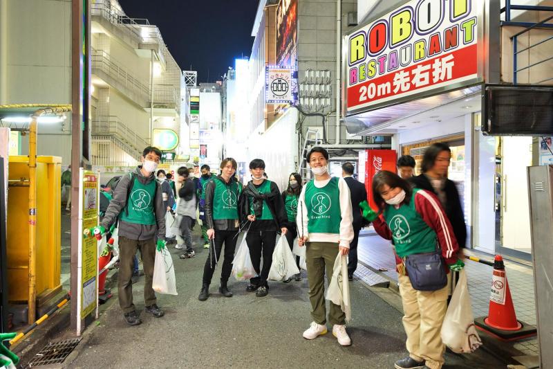 4月4日歌舞伎町お掃除画像