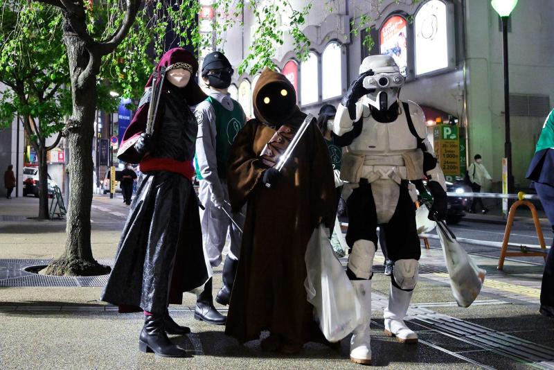 4月4日歌舞伎町お掃除画像