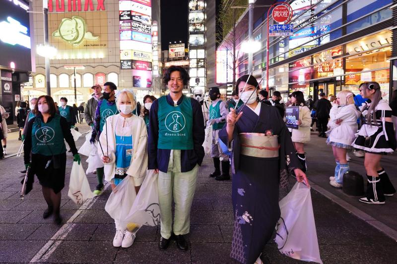 4月4日歌舞伎町お掃除画像