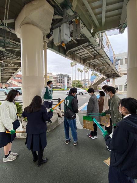 【徳島】徳島駅前おそうじ画像