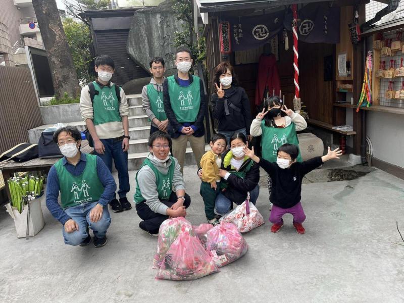4月西早稲田お掃除画像