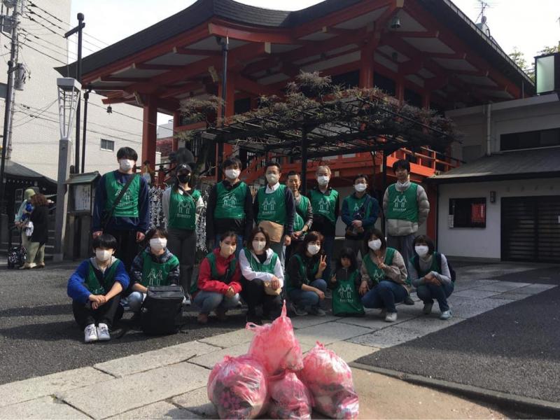 4月神楽坂お掃除画像