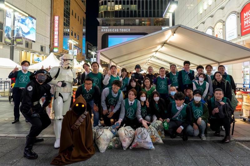 5月9日歌舞伎町お掃除画像