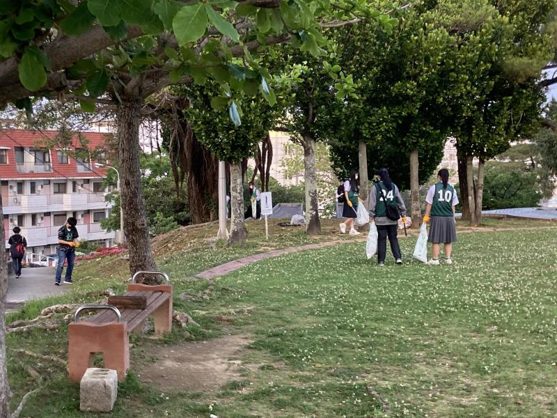 【沖縄那覇】松尾公園お掃除！画像