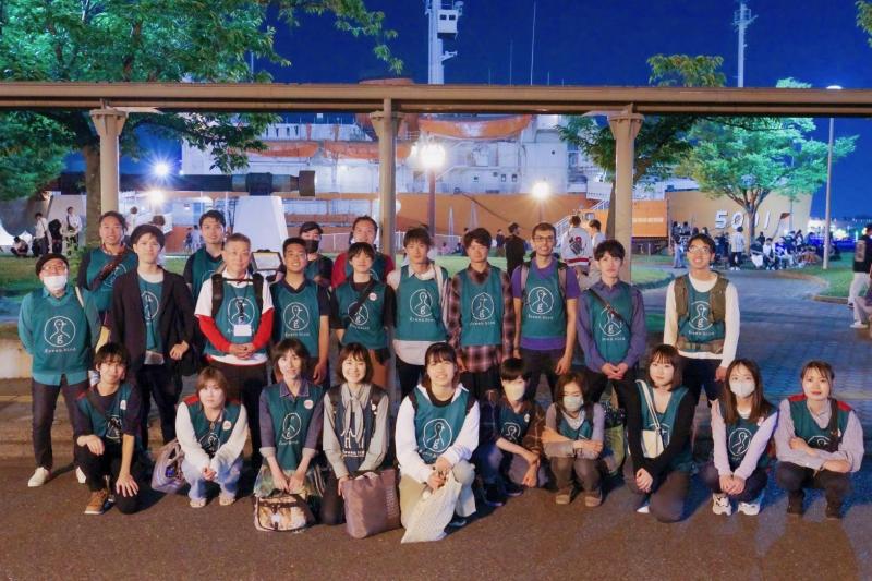 名港水上芸術花火大会2023おそうじ！画像