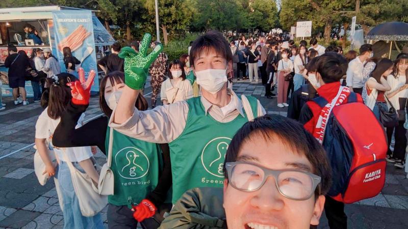 名港水上芸術花火大会2023おそうじ！画像