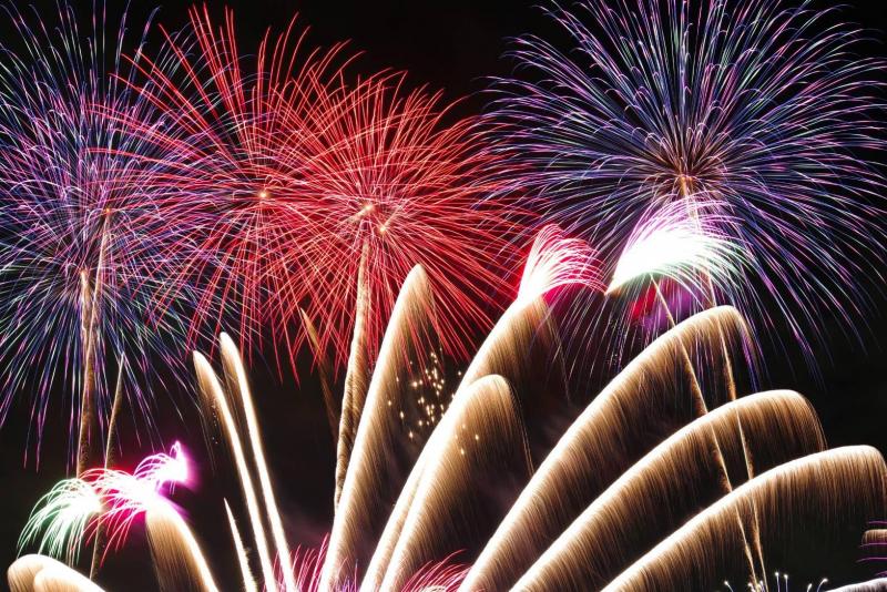 名港水上芸術花火大会2023おそうじ！画像