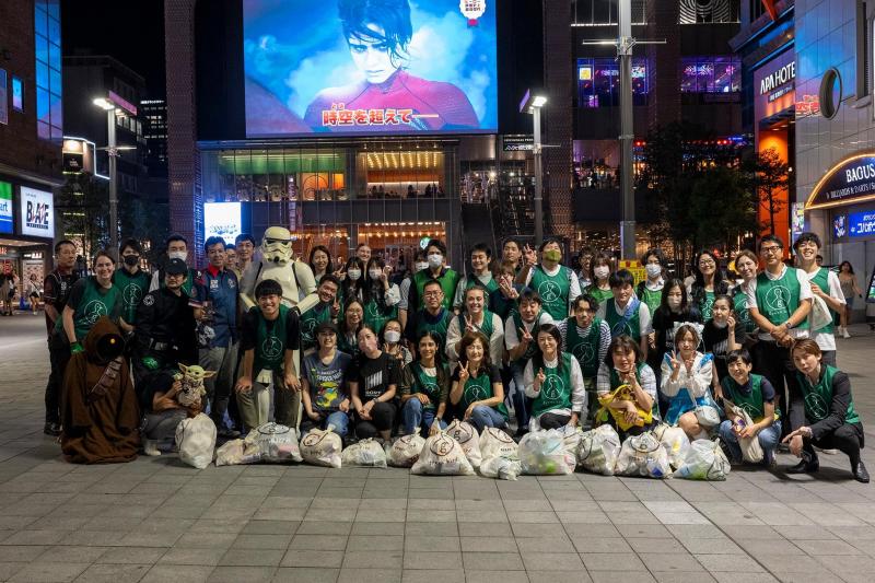 6月20日歌舞伎町お掃除画像