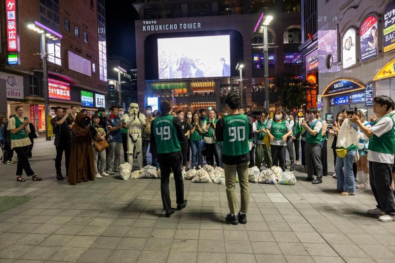 6月20日歌舞伎町お掃除画像