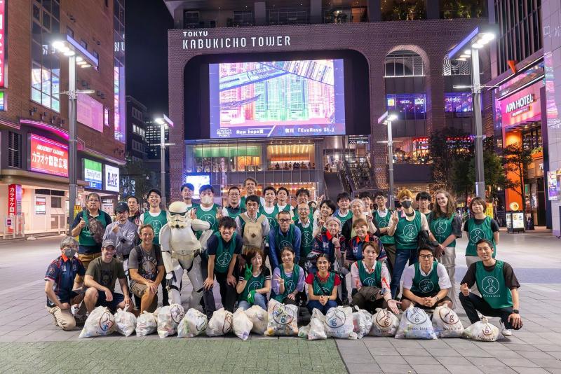 7月4日歌舞伎町お掃除画像