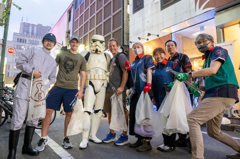 7月4日歌舞伎町お掃除画像