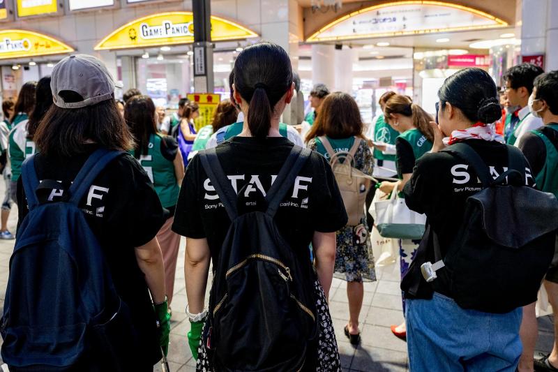 7月18日歌舞伎町お掃除画像