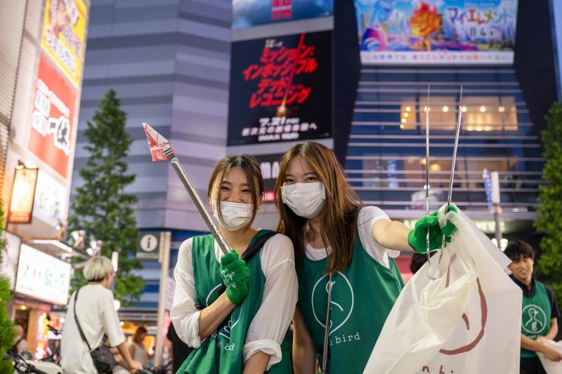 7月18日歌舞伎町お掃除画像