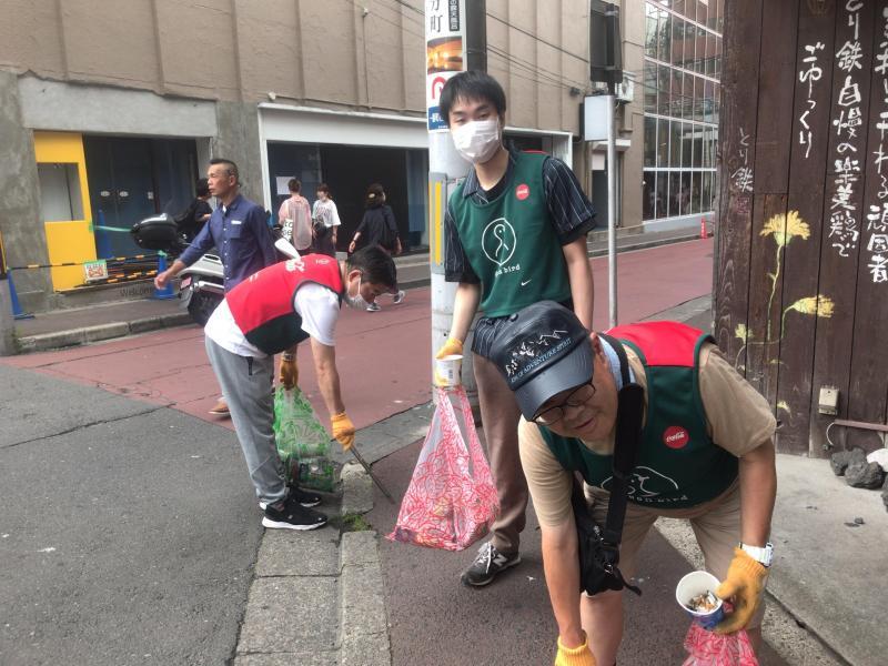 吸い殻隊大活躍！画像