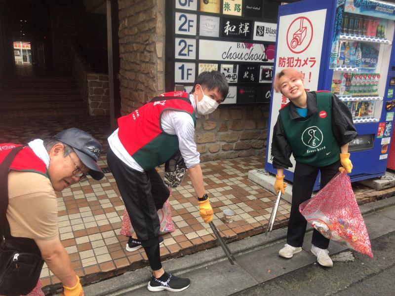 吸い殻隊大活躍！画像