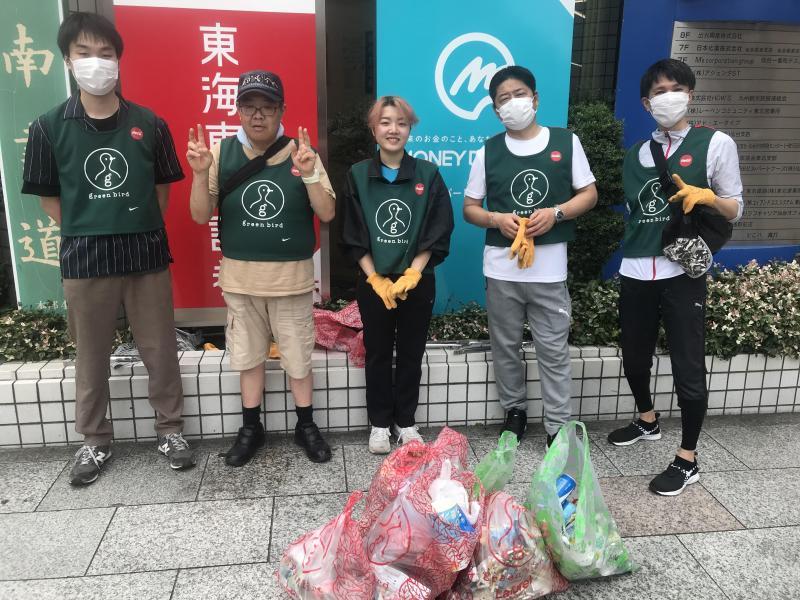 吸い殻隊大活躍！画像