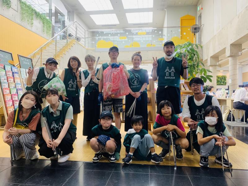 真夏の仙台夜掃除画像