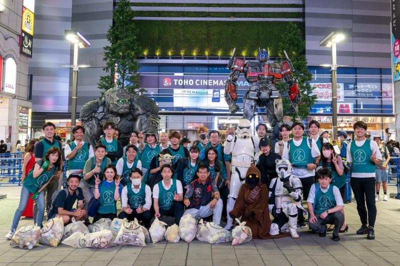 8月1日歌舞伎町お掃除画像