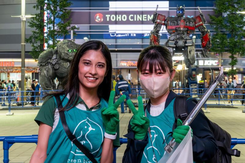 8月1日歌舞伎町お掃除画像