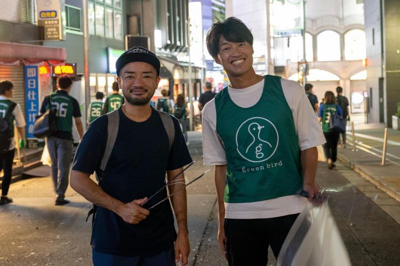 8月1日歌舞伎町お掃除画像