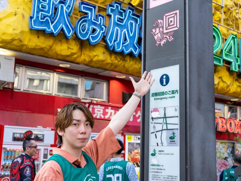 9月19日歌舞伎町お掃除画像