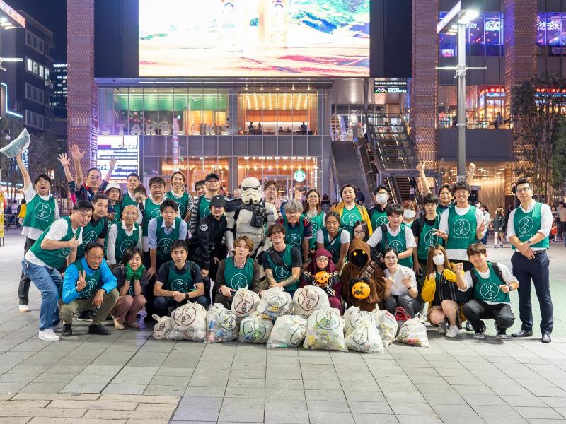 10月3日歌舞伎町お掃除画像