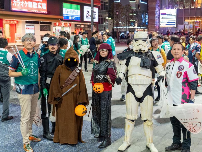 10月3日歌舞伎町お掃除画像