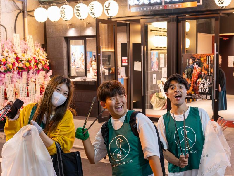 10月3日歌舞伎町お掃除画像