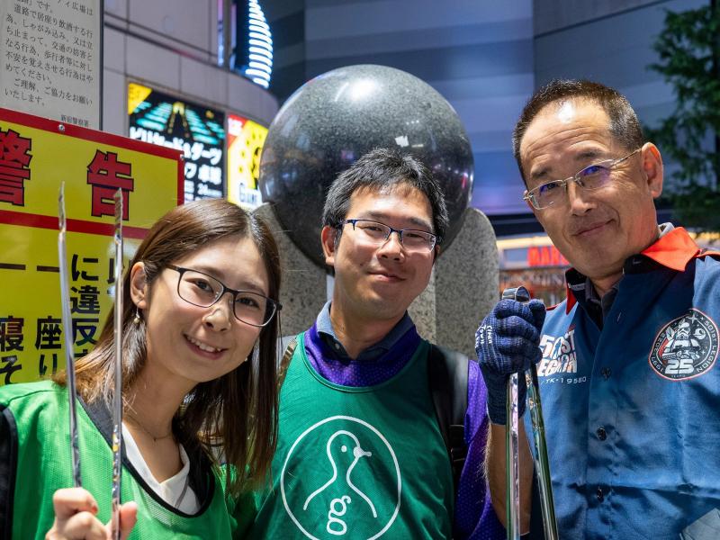 10月17日歌舞伎町お掃除画像