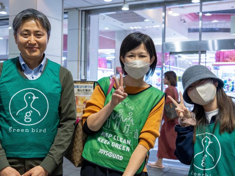 10月17日歌舞伎町お掃除画像