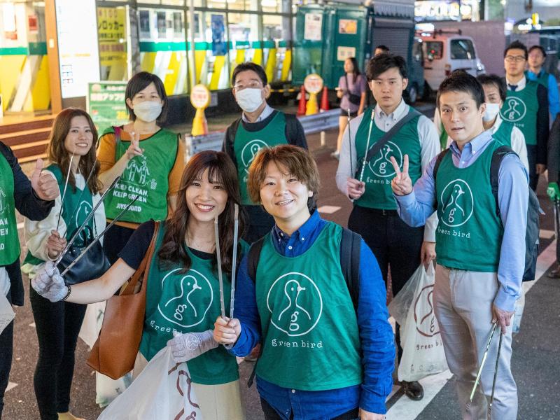 10月17日歌舞伎町お掃除画像