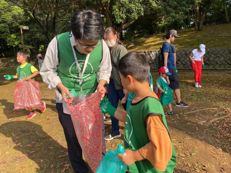 ベジフェスイベント後にお掃除画像