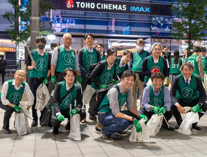 11月7日歌舞伎町お掃除画像