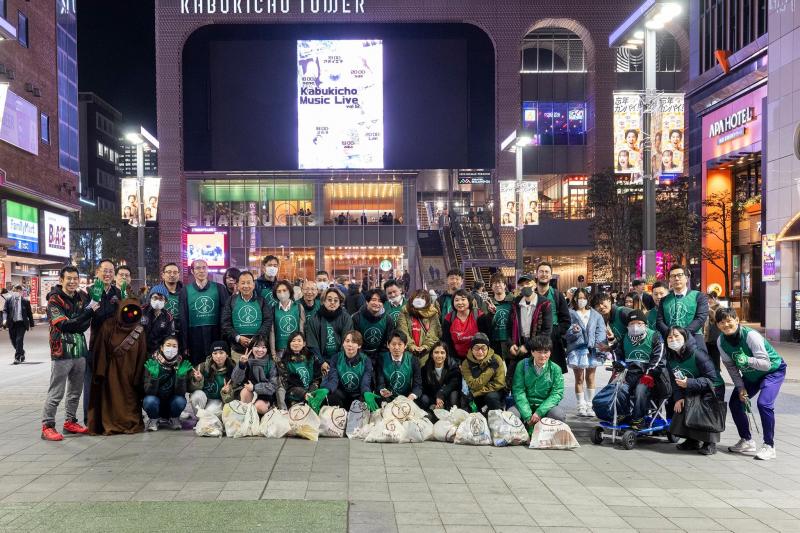 12月5日歌舞伎町お掃除画像